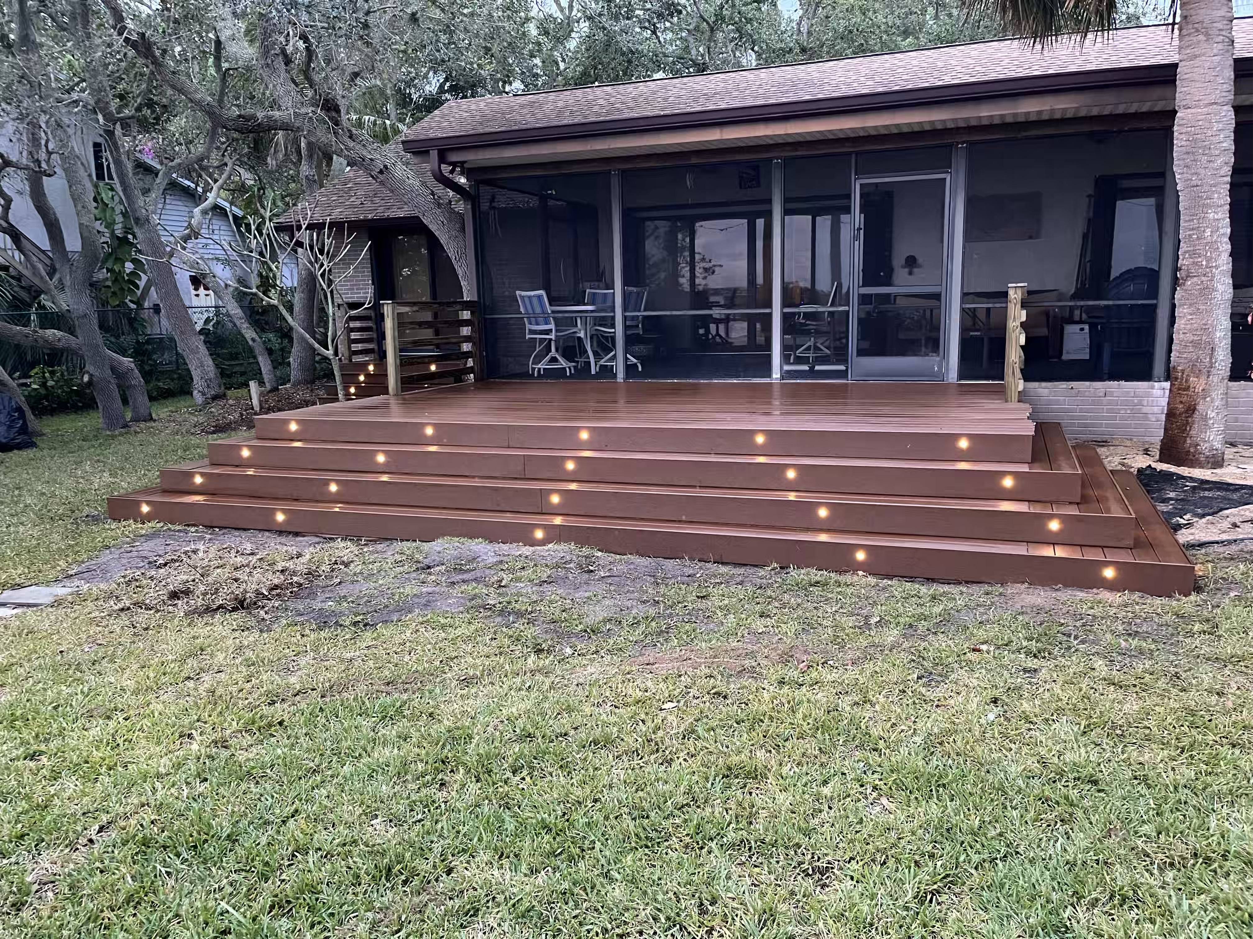Pergola construction after - JP Carpentry Orlando